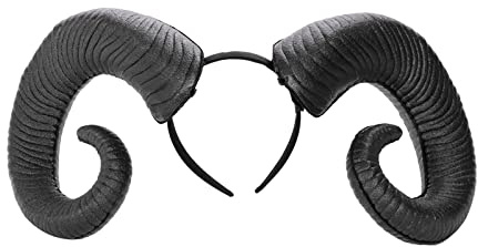 Headband Hair Band Hair Accessories RAM Horns for Halloween Women Men Party