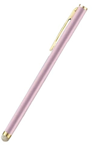 Zenlir Penna Touch Reattiva Stili con Design Antifatica Corpo in Metallo Leggero per L'uso Tablet E Telefoni per Ufficio Arte Digitale Stili Punta in Tessuto Conduttivo