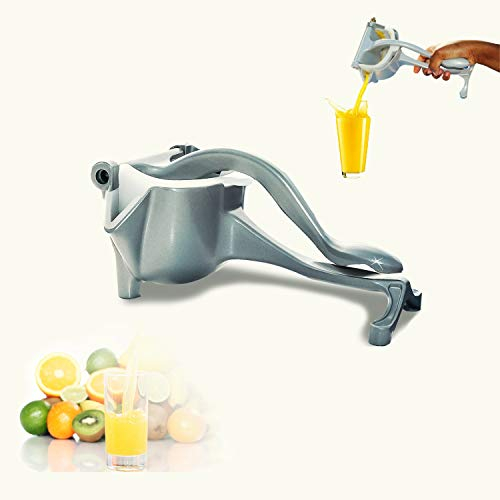 Generic Heavy-Duty Aluminum Hand Juicer - Manual Fruit Squeezer for Lemon, Oranges, Lime, Pomegranate and Apple - Sturdy Design