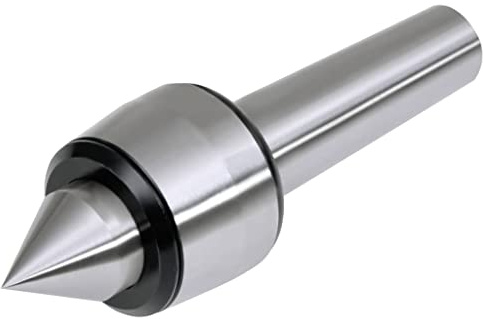 vidaXL Revolving Live Centre MT4 - Heat-Resistant 40 Cr Steel Construction, Black and Silver Lathe Accessory, 600 kg Capacity & 2500 rpm Speed
