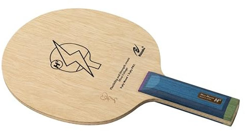 NITTAKU Hina Hayata ST NC0478 Tischtennisschläger, braun, Klinge 158 x 152 mm, Griff 3,9 x 0,9 Zoll (100 x 22,0 mm)