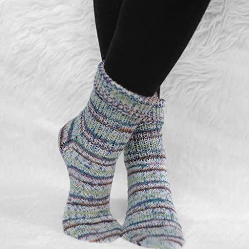 myboshi Strickset Socken Stamford, inkl. mysocks, 4-fädige Sockenwolle, Nadelspiel, Anleitung Label, 75% Schurwolle, 25% Polyamid Hanstad, mit Nadelspiel