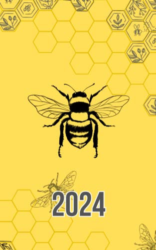 2024 Biene Tagebuch – Wochenlich 12 Monate Planner by Wikwa Creative | 121 Seiten 5”x8”