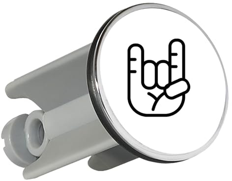 Huuraa tappo del lavandino Tenedor de Patatas Fritas Ferma Regalo Altezza 4 cm regolabile da 6,5 ​​a 8,5 cm Tenedor de Patatas Fritas Presente