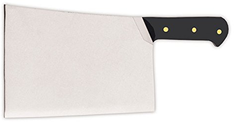 Lioninox Couperet de Boucher à Frapper avec Manche en Bois 255 mm
