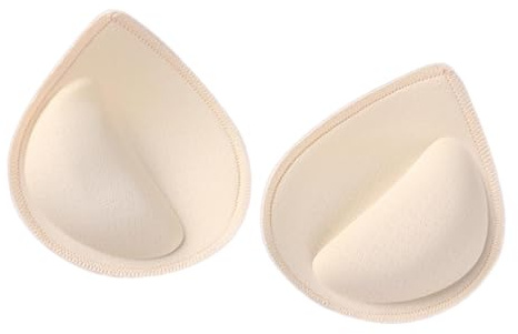 JISADER 2x inserti per cuscinetti per reggiseno per donna, inserti per coppe per bikini, inserti per reggiseno sportivo, 6 cm di spessore