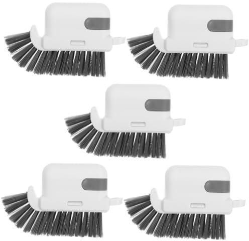 Healeved 5stücke Groove Cleaning Brush Abnehmbare Fensterreinigungsbürste Für Schwer Zugängliche Bereiche Für Fensterrahmen Und Badezimmer Mit Ergonomischem Griff Und