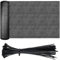 HENG FENG Brise Vue 1x15m,Écran de Protection HDPE 150g/m²,Résistant aux UV,Vent et Déchirures,avec Attaches de Câbles pour Jardin et Balcon-Anthracite