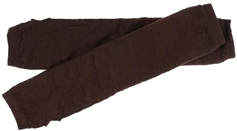 SHERCHPRY Winter Lange Gestrickte Fingerlose Handschuhe Für Damen Mit Daumenloch Warme Atmungsaktive Armstulpen in Kaffee Weich Und Vielseitig Für Kalte Tage Für Alltag Und Outdoor-einsatz