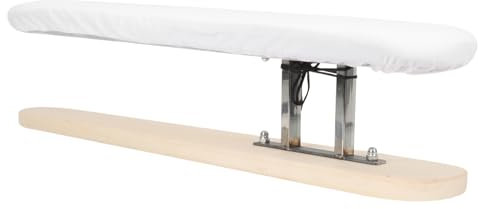 HOLIDYOYO Holz Bügelbrett Mit Baumwollbezug Stabiler Bügelständer Für Ärmel Kragen Und Manschetten Tischbügelhocker Platzsparend Für Haushalt Und Reisen