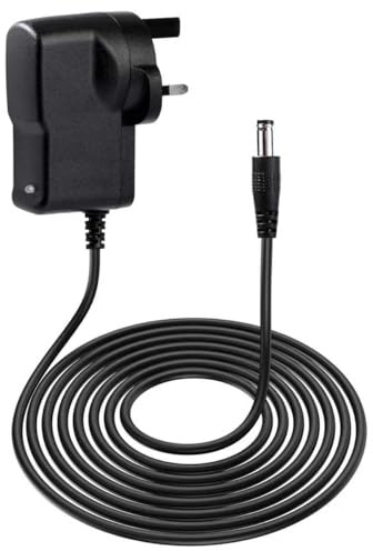 26V 0.5A Charger for Hoover H-Free 100/200/400/500/700/800, 2M UK Plug | Power Supply Adapter Cable Compatible with Hoover Freedom Cordless Vacuum Cleaner HF222MPT/HF122GH/HF522UPT/HF522BH