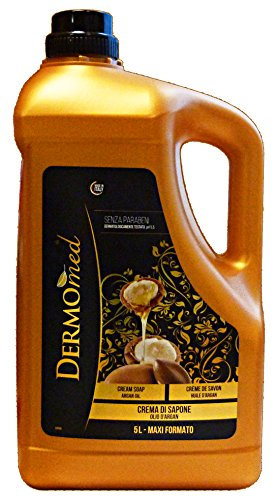 Dermomed Crema di Sapone Liquido per Mani con Olio d'Argan, 5L