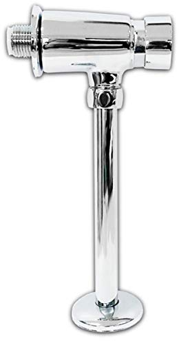 VBChome Urinal - Spülarmatur Druckspüler 1/2'', verchromt Pissoir Aufputz komplett verchromt Spülventil Selbstschließend G1/2' Chrom Messing HH