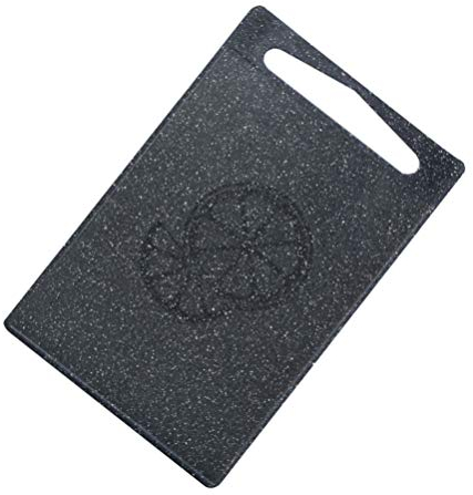 Planche à découper en plastique pour la cuisine - Pour hacher la viande, le, les fruits - Imitation marbre - 36 x 23,5 x 0,95 cm