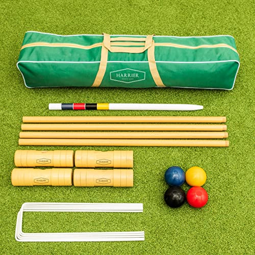 Harrier Juego de croquet [Jardín/Senior Pro] - 4 Jugadores (Jardín)