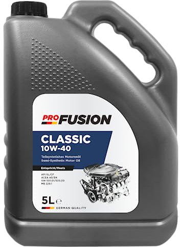ProFusion Aceite para Motores Gasolina y Diésel - Lubricante para Coche 10w40 5L