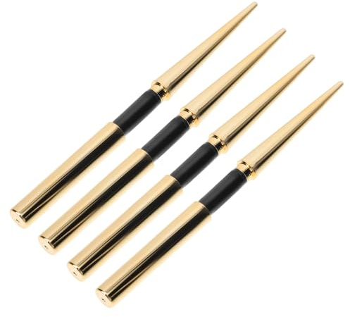 HONMEET 4 Stück-pack Leichte Lippenstifthülsen aus Kunststoff Abs Praktische und Stilvolle Leere Lippenstift Tuben für Selbstgemacht Lippenpflege für Freundin