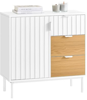 SoBuy Köksskåp Sideboard Vinskåp Skänk FSB91-WN