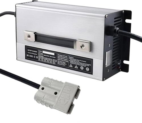 HYDTGZ Chargeurs de Batterie Plomb Acide 48 V 25 A avec Prise Anderson 50 A/120 A/175 A/350 A pour Chariots Élévateurs Électriques, Gerbeurs, Autolaveuses et Voiturettes de Golf,B,175A