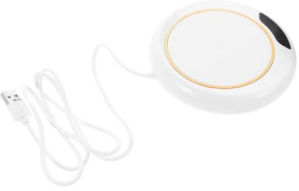 ABOOFAN Constant Temperature Heating Coaster for Office Portable Electric Mug Warmer Reusable Cup Warmer for Tea and Milk Cups Adjustable Heating Coaster