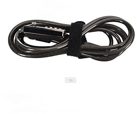 BAFOVY Laptop Lock 4 Digit Combination Lock Computer Security Cable with Lock Adjustable Length Cut Proof Anti Theft for Notebooks