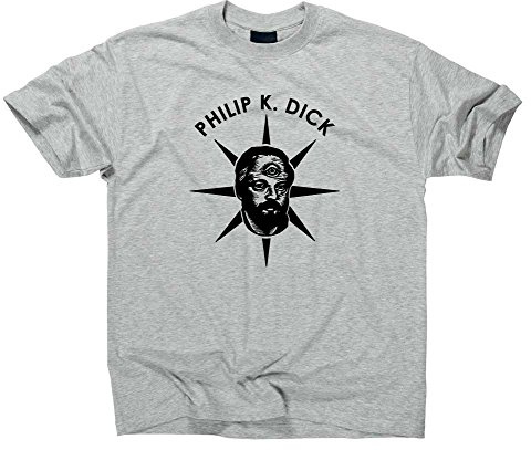 Philip K Dick T-shirt fanshirt, Sport grå, L