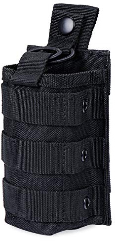 KEESIN Taktisk universell radio hölster fickhållare, 1000D nylon militär molle radiofodral för Baofeng Motorola Midland CB Walkie Talkies (1-pack)