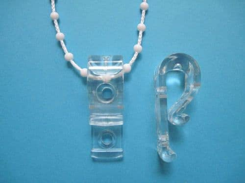 uk-blindparts Pack of 2 P clips chain tensioner clips for roller, vertical and roman blinds