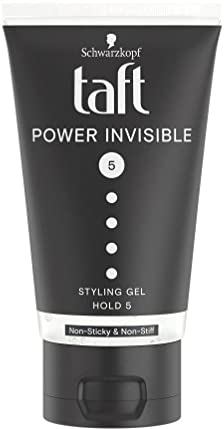 6er Pack - Schwarzkopf Taft Gel Power Invisible 5 - Tube 150ml