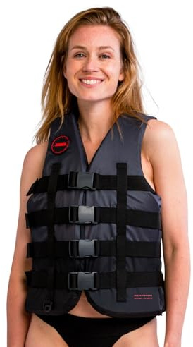 4 Buckle Zwemvest Zwart