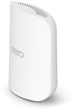 Amazon eero Pro 7 tri-band mesh Wi-Fi 7 router (newest model) – Supports internet plans up to 5 Gbps, Coverage up to 190 m², 1-pack