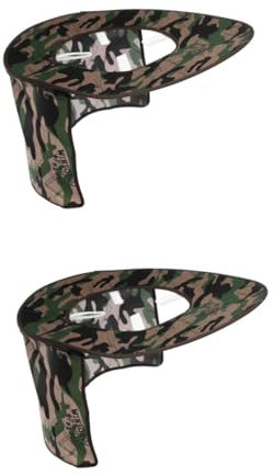 Gatuida 2stücke Hard Hat Sonnenschutz Mit Vollem Schirm Abnehmbarer Bauhelm-Visier Für Baustellen Uv-Schutz Und Atmungsaktive Konstruktion Für Outdoor-Arbeiten Und Sommeraktivitäten