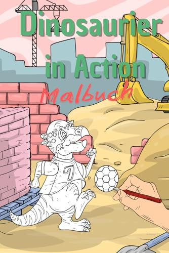 Dinosaurier in Action Malbuch