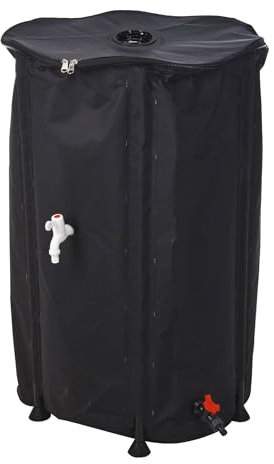 Well Home Barile da pioggia da 250 L pieghevole