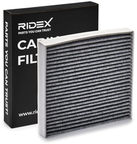 RIDEX 424I0861 Innenraumfilter Pollenfilter Aktivkohlefilter Höhe: 28 Breite: 210 Breite: 240 Länge: 240 Länge: 210 Kompatibel mit KIA SORENTO III, TOYOTA C-HR AX10, HYUNDAI Palisade LX2