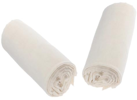 TOPPERFUN 2 pièces Filtre Maille Fine Réutilisable pour Fabrication de Fromage et Produits de Soja Tissu et Facile à Nettoyer pour Cuisine et Restauration Lot
