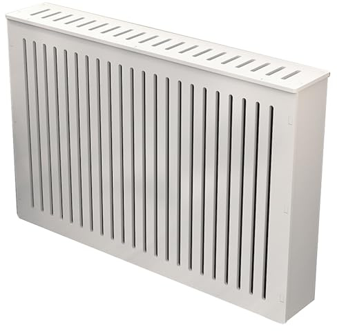 Radiator Cover Cabinet - Decorative Baseboard Heat Front Cover with Additional Shelf Space for Living Room and Office Furniture