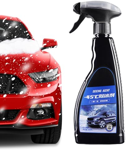Générique Spray Dégivrant Pare-Brise Automobile,Spray Dégivrant 500ml pour Pare-Brise | pour Vitre de Véhicule | pour Voiture Camion SUV Capot Poignée de Porte Vitre Rétroviseur