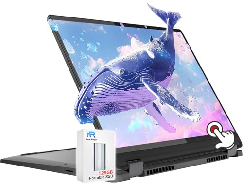 Lenovo ideapad Flex 3 Chromebook Touchscreen Laptop Flip - Intel Processor Beat i3-10100Y -15.6” FHD Touch - 8GB RAM - 256GB SSD - 2in1 Chromebook Tablet - School Laptop Students (8GB RAM| 256GB SSD)