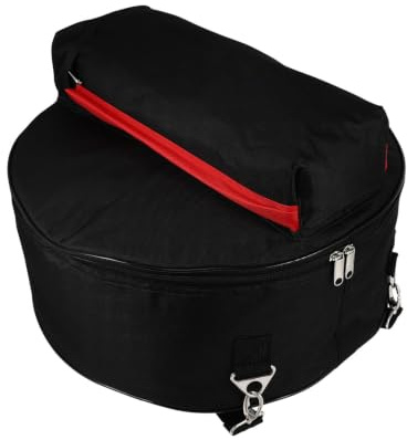 ELAYARD Tragbare Snare Drum Tasche aus Oxford Gewebe Stoßfest mit Drumstick Fach Wasserabweisend 14 Zoll Doppelschulterrucksack für Schlagzeuger