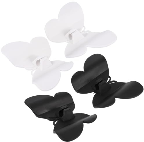 HOMSFOU 4 Pezzi Organizer Adesivi per Cavi Elettrodomestici Cucina Avvolgicavo Forma di Farfalla Portacavi Elettrici Compatto e Leggero per Gestione Efficiente e Ordinata