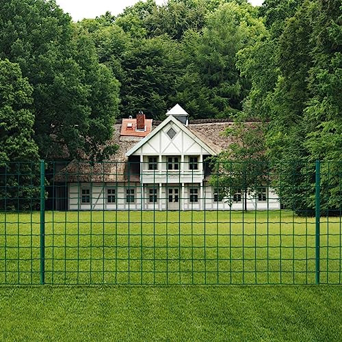 Balkonsichtschutz Gartenzaun,Metallzaun Stahl 20 x 1,2 m Grün für Garten,Terrasse,Balkon