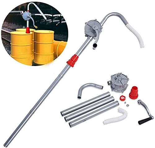 GOTOTOP Heizöl Fasspumpe Aluminiumlegierung Kurbelpumpe 29L / min Handpumpe Ölpumpe Dieselpumpe Kraftstoffpumpe für Benzin, fasspumpe elektrisch, benzinpumpe