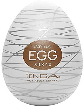 Tenga Egg Silky II Masturbator White One Size