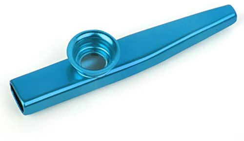 Vektenxi Retro Metal Kazoo Music InstrumentBlau Sehr praktisch und beliebt