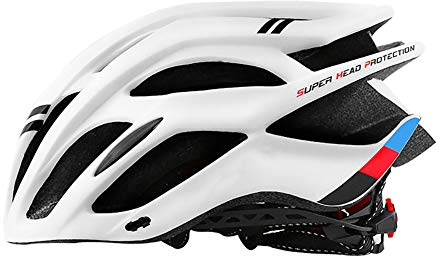 DYOYO Casque de Velo avec Filet Anti-Insectes,Casque de Vélo VTT Léger Réglable avec Détachable Visière,Protection Sécurité Réglable,Activités Extérieures pour Hommes Femmes 52-56cm