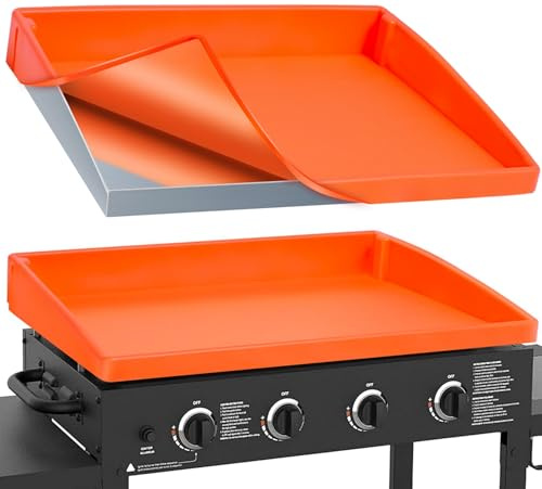 Ultimat heltäckande 91 cm (36 tum) Blackstone-matta – matkvalitet silikon grillmatta. Lätt att rengöra, värme- och köldbeständig, förhindrar rost, stekplatta kompis (fullt skydd 36 tum)