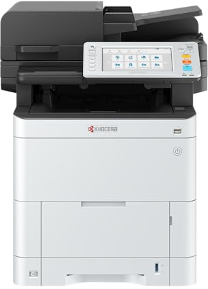 Kyocera Ecosys MA3500cifx Farblaserdrucker Multifunktionsgerät, Duplex, 35 Seiten pro Minute Drucker Scanner Kopierer, Faxen, Laserdrucker Multifunktionsgerät, Touchpanel, Gigabit LAN, Mobile Print