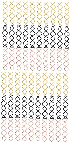 60 Pcs Hair Dryer Hairdressing Tool Twists Screw Clips Corkscrew Pins Curling Wand +clips+for+braids Bobby Pin Spiral Twists pin Bread Machine Miss Alloy Modeling