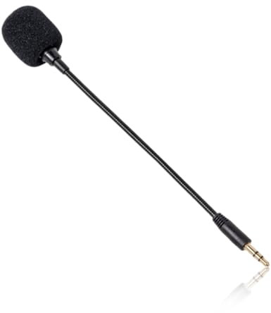 Replacement Microphone 3.5mm, Microphone For Headset, Detachable Boom Mic External Microphone,Detachable Microphone for Gaming Headsets Xbox PS4 PS5 For Computer Audio Accessories Laptop 1pack